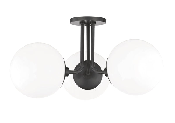 Lighting - Semi Flush Stella 3 Light Semi Flush // Old Bronze 