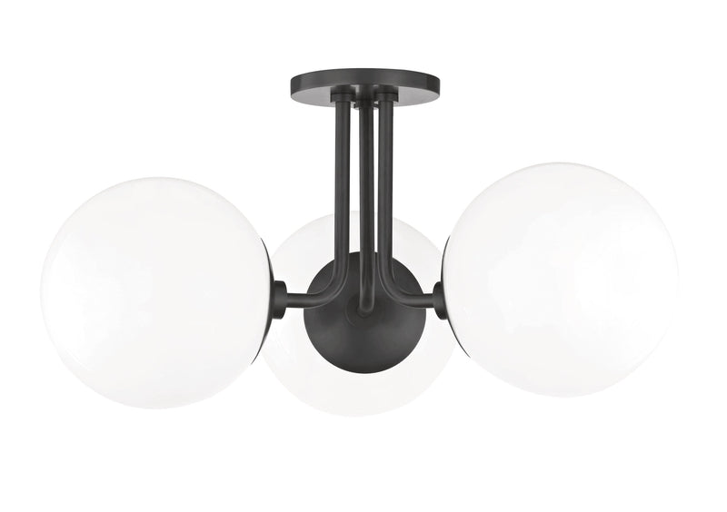 Lighting - Semi Flush Stella 3 Light Semi Flush // Old Bronze 