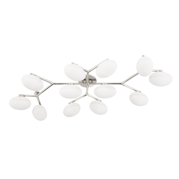 Lighting - Semi Flush Wagner 12 Light Semi Flush // Polished Nickel 