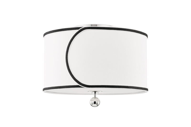 Lighting - Semi Flush Zara 2 Light Semi Flush // Polished Nickel 