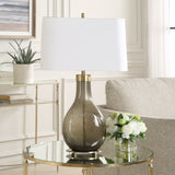 Lighting Shyla Dark Glass Table Lamp 