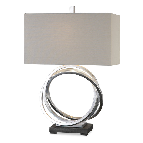 Lighting Soroca Silver Rings Lamp 