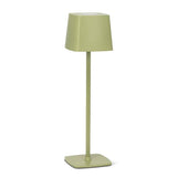  Square Shade Bistro Table Lamp // Green 