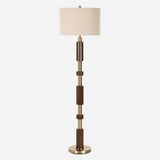 Lighting Stacked Wooden Floor Lamp 