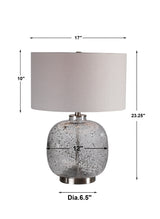Lighting Storm Glass Table Lamp 