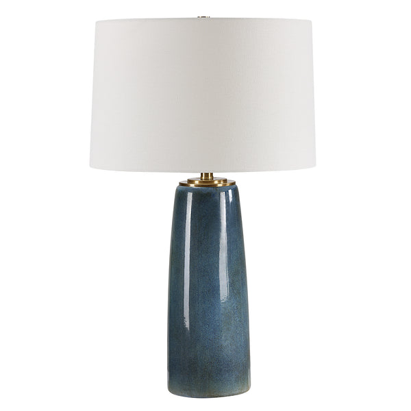 Lighting Submerged Deep Blue Table Lamp 