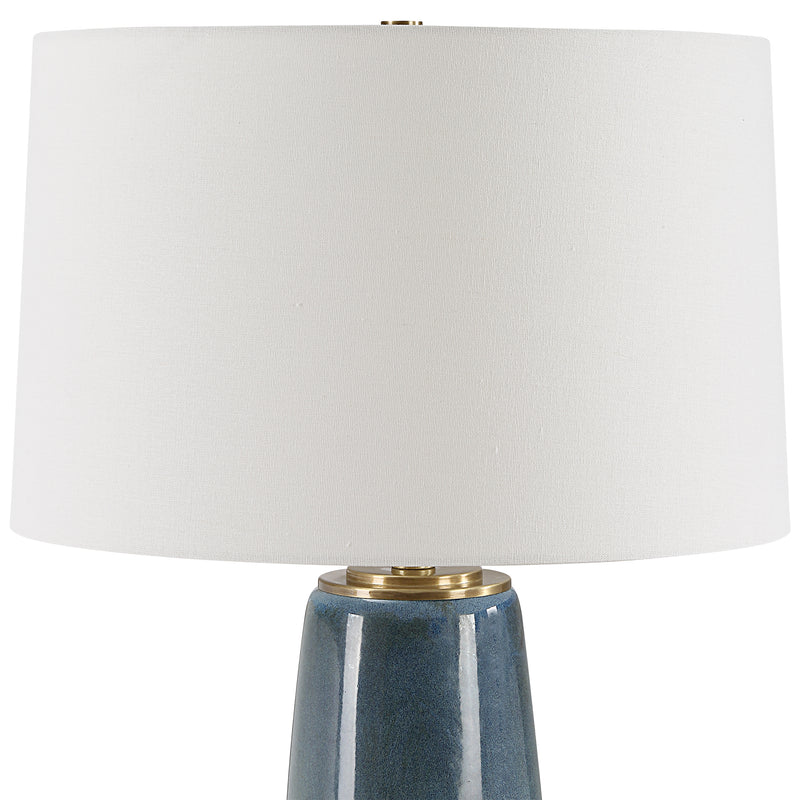 Lighting Submerged Deep Blue Table Lamp 
