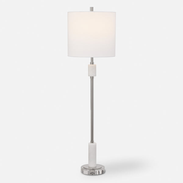 Lighting Sussex Nickel Buffet Lamp 