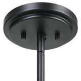 Lighting Suva 4 Light Black Rope Pendant 