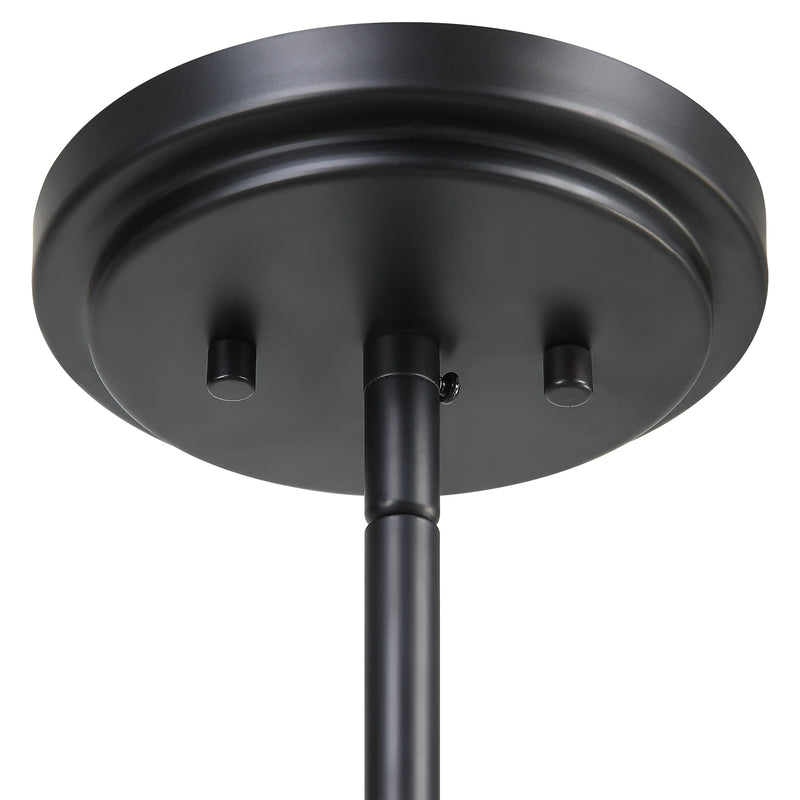 Lighting Suva 4 Light Black Rope Pendant 