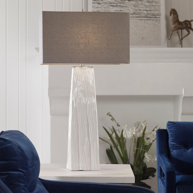 Lighting Sycamore White Table Lamp 