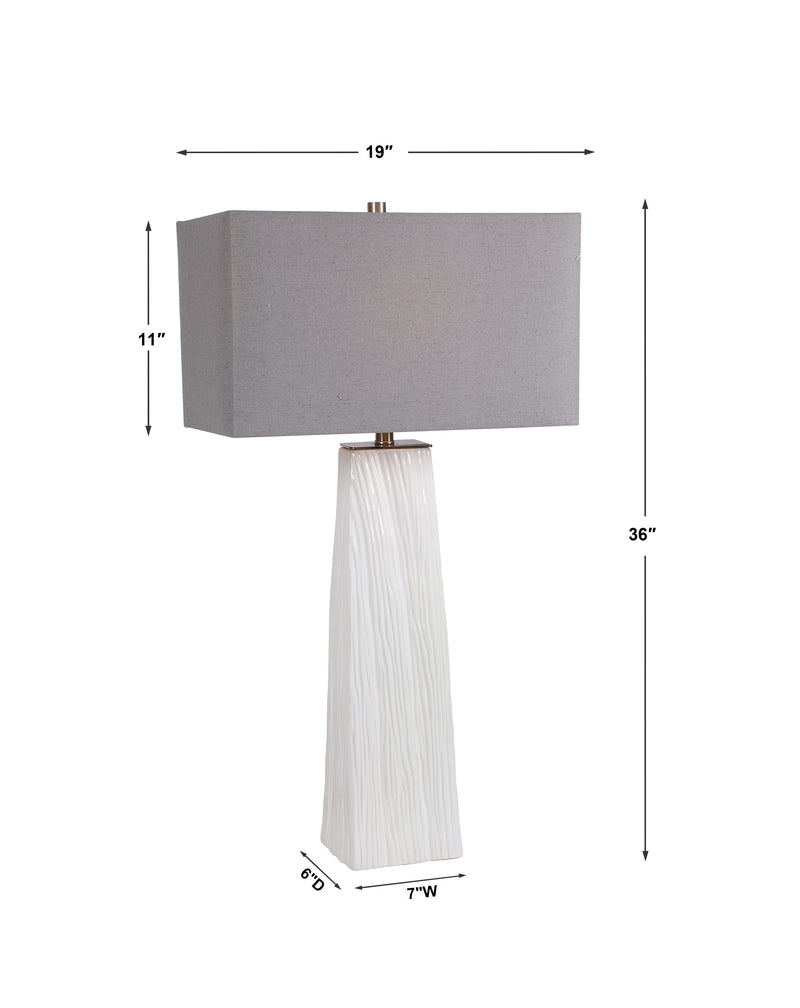 Lighting Sycamore White Table Lamp 