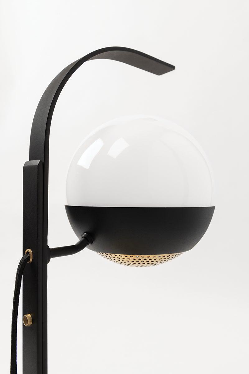 Lighting - Table Lamp Aly 1 Light Table Lamp // Aged Brass & Black 