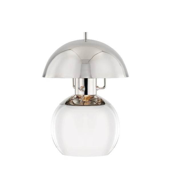 Lighting - Table Lamp Bayside 1 Light Small Table Lamp // Polished Nickel 