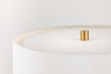 Lighting - Table Lamp Borneo 1 Light Table Lamp // Aged Brass & Stripe Combo 