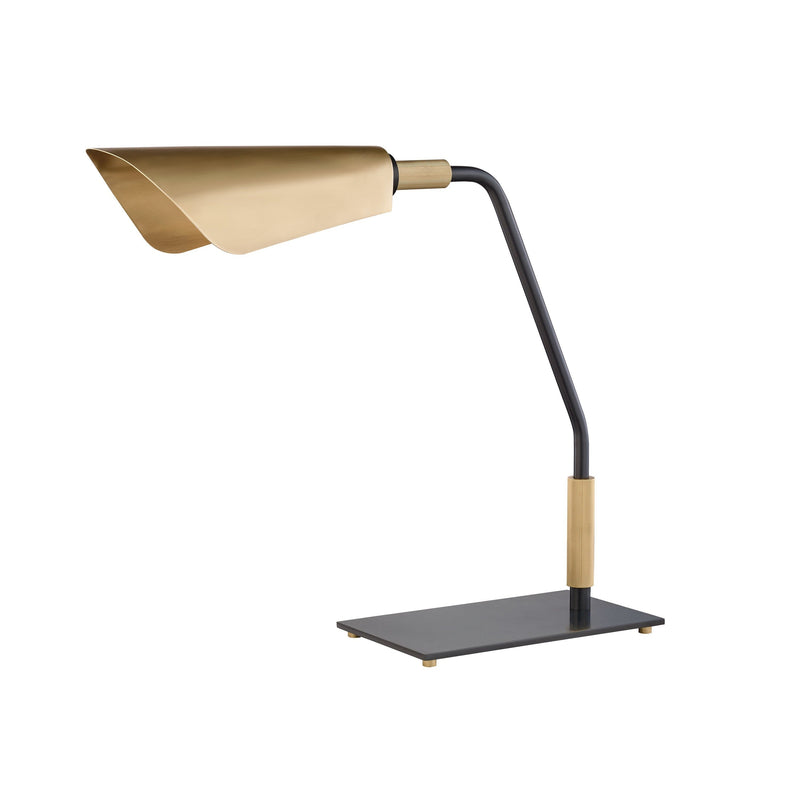 Lighting - Table Lamp Bowery 1 Light Table Lamp with Metal Shade // Aged Old Bronze 