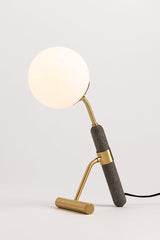 Lighting - Table Lamp Brielle 1 Light Table Lamp // Aged Brass 