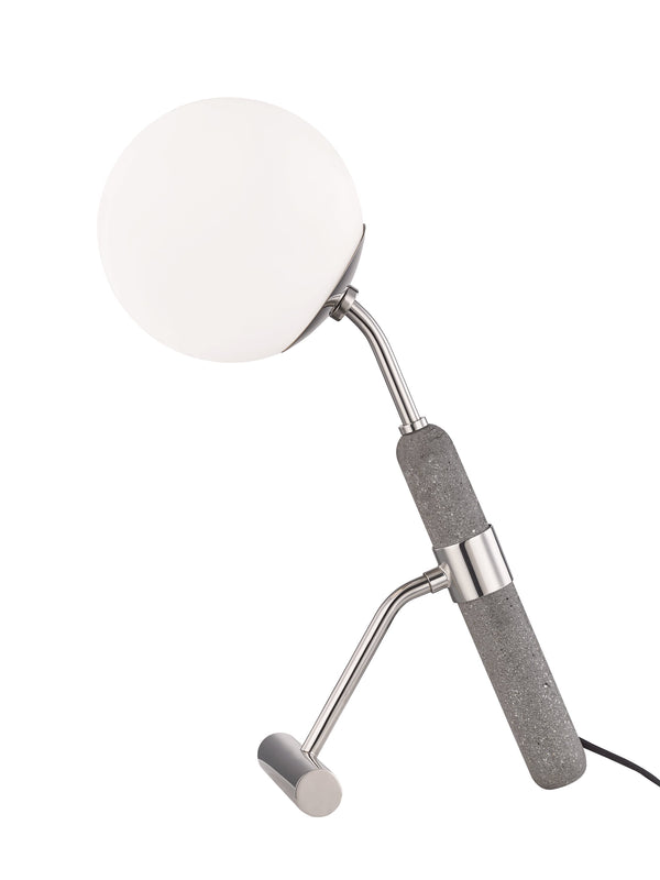 Lighting - Table Lamp Brielle 1 Light Table Lamp // Polished Nickel 