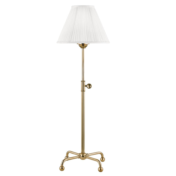 Lighting - Table Lamp Classic No.1 1 Light Table Lamp // Aged Brass 