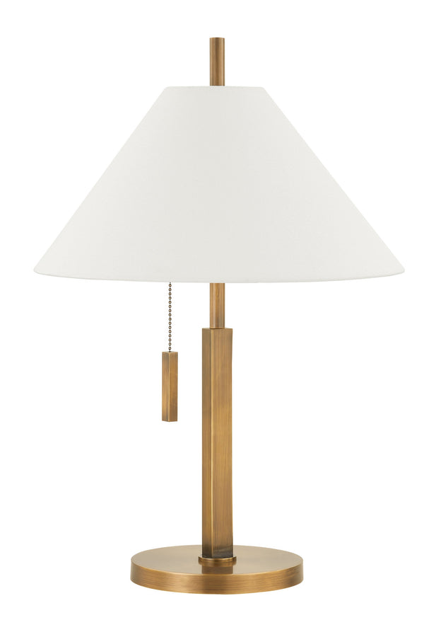 Lighting - Table Lamp Clic 1 Light Table Lamp // Patina Brass 