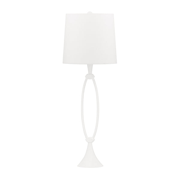 Lighting - Table Lamp Conklin 1 Light Table Lamp // White Plaster 