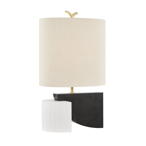 Lighting - Table Lamp Construct 1 Light Table Lamp // Aged Brass 