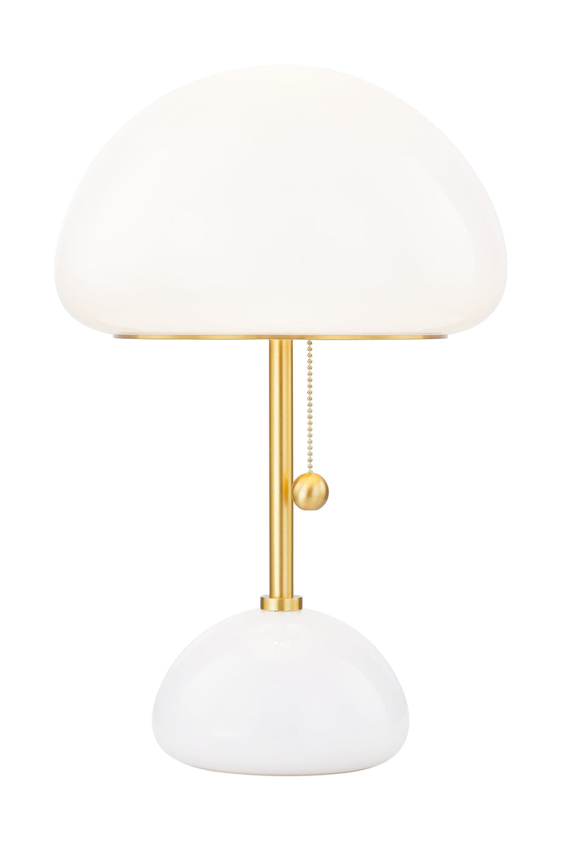 Lighting - Table Lamp Cortney 1 Light Table Lamp // Aged Brass 