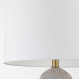 Lighting - Table Lamp Crater 1 Light Table Lamp // Patina Brass 