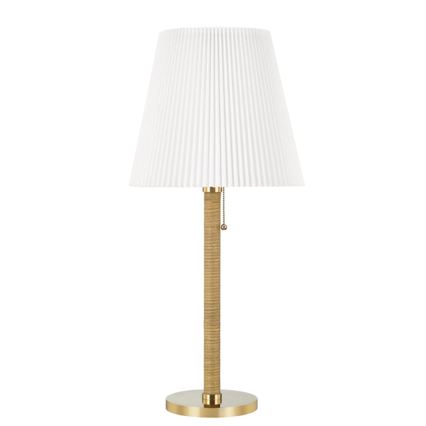 Lighting - Table Lamp Dorset 1 Light Table Lamp // Aged Brass 