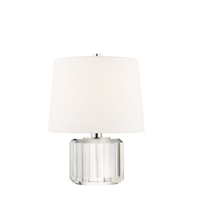 Lighting - Table Lamp Hague 1 Light Small Table Lamp // Polished Nickel 