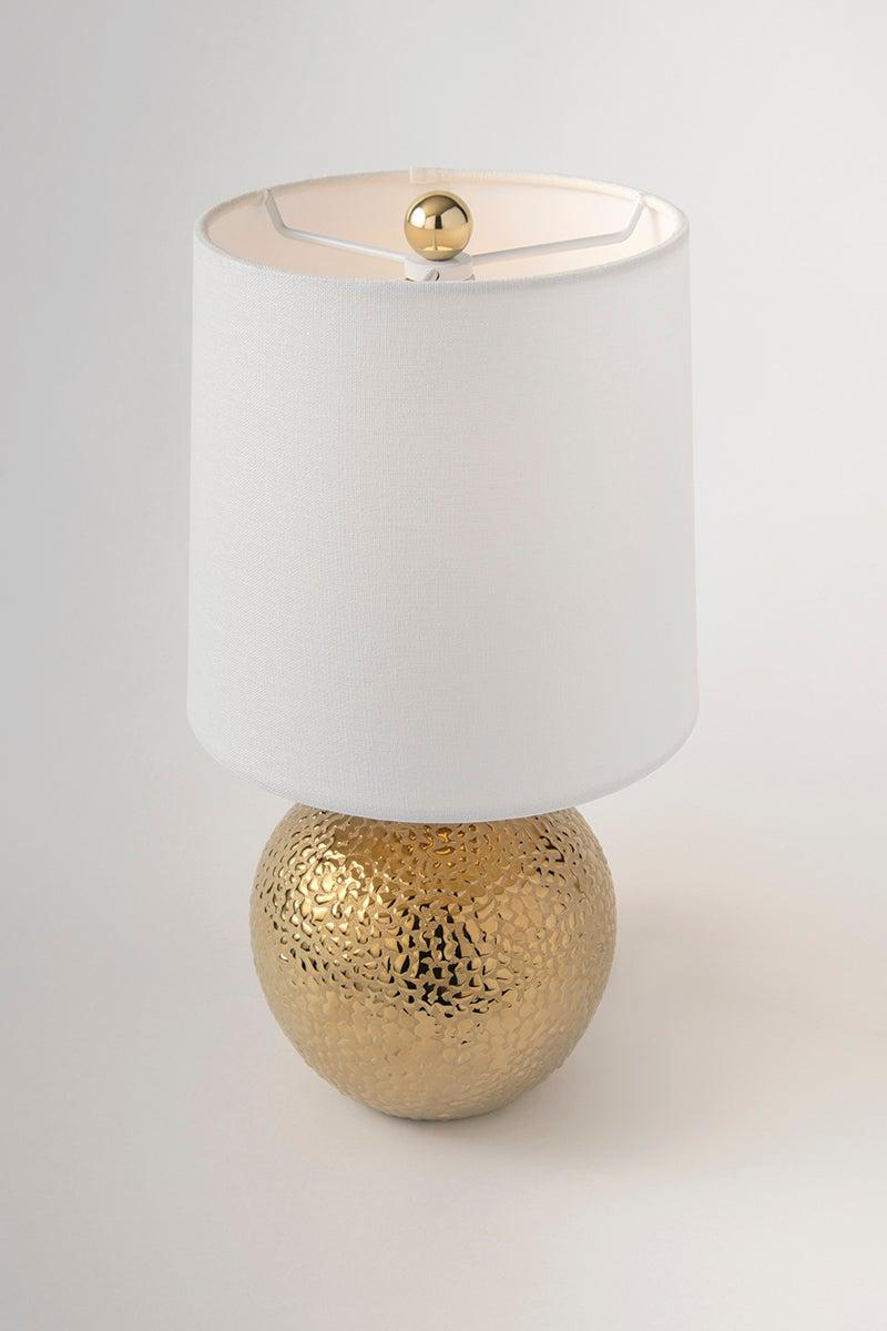 Lighting - Table Lamp Heather 1 Light Table Lamp // Gold 