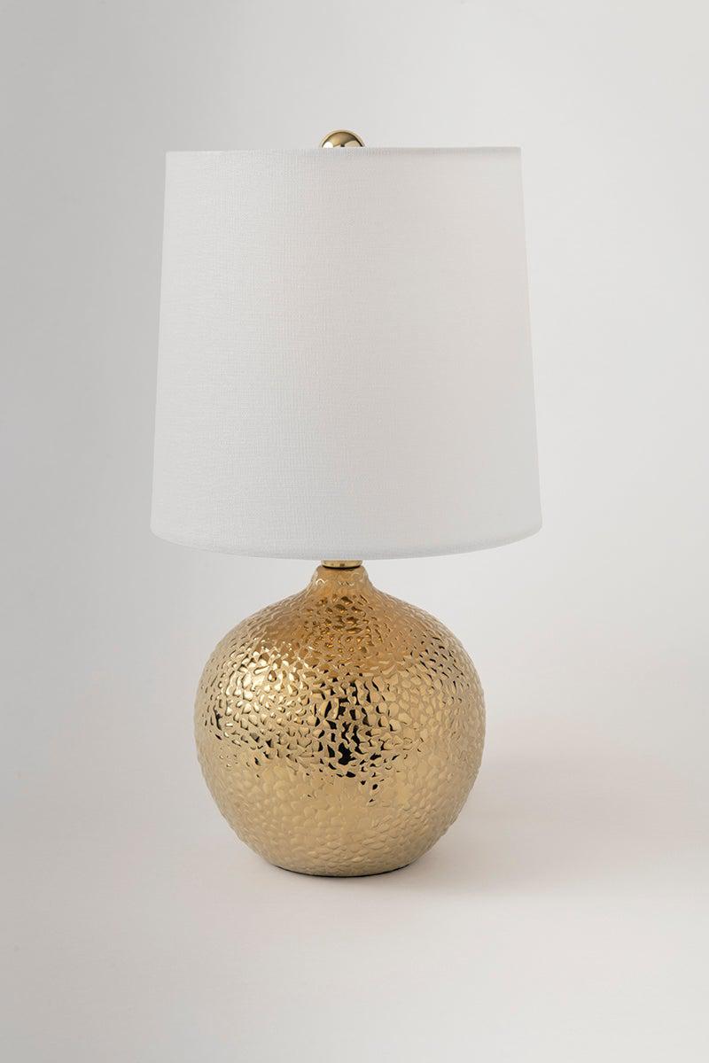 Lighting - Table Lamp Heather 1 Light Table Lamp // Gold 