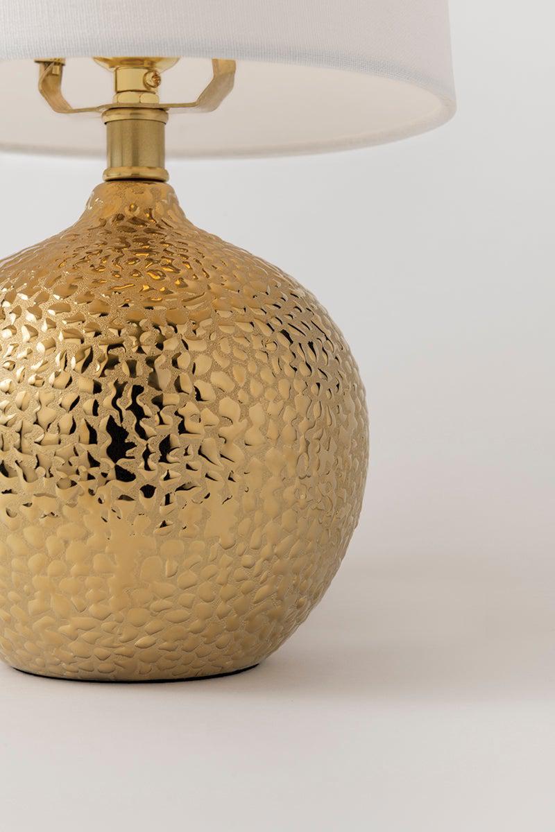 Lighting - Table Lamp Heather 1 Light Table Lamp // Gold 