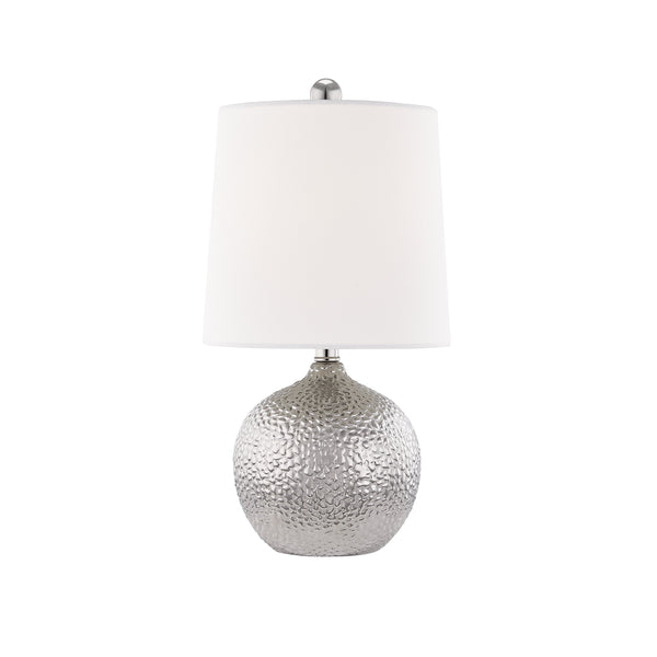 Lighting - Table Lamp Heather 1 Light Table Lamp // Silver 