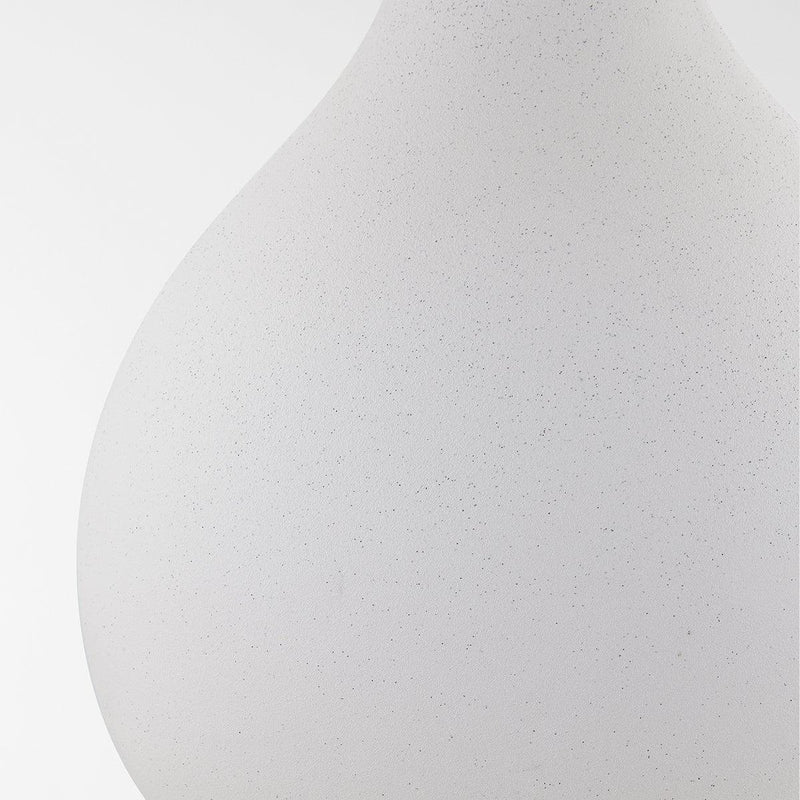 Lighting - Table Lamp Helena 1 Light Table Lamp // Aged Brass & Ceramic Matte White Speck 