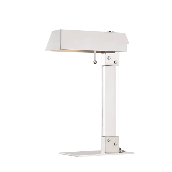 Lighting - Table Lamp Hunts Point 1 Light Table Lamp // Polished Nickel 