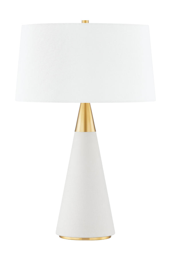 Lighting - Table Lamp Jen 1 Light Table Lamp // Aged Brass // Large 