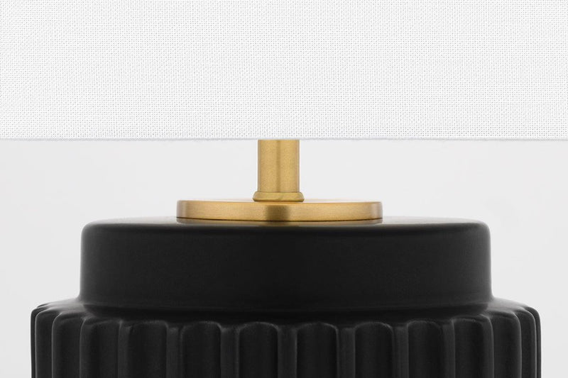 Lighting - Table Lamp Kalani 1 Light Table Lamp // Matte Black 