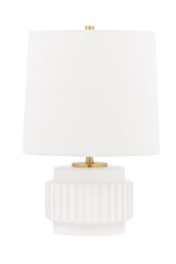 Lighting - Table Lamp Kalani 1 Light Table Lamp // Matte White 