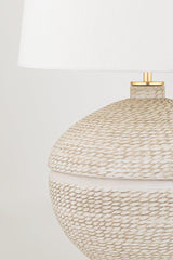 Lighting - Table Lamp Katonah 1 Light Table Lamp // Gold Leaf 