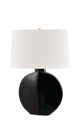 Lighting - Table Lamp Kimball 1 Light Table Lamp // Aged Brass & Black 