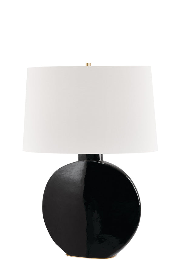 Lighting - Table Lamp Kimball 1 Light Table Lamp // Aged Brass & Black 