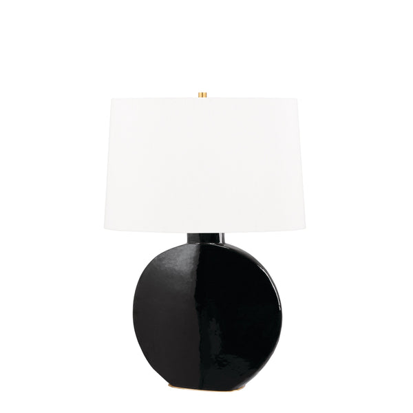 Lighting - Table Lamp Kimball 1 Light Table Lamp // Aged Brass & Black 