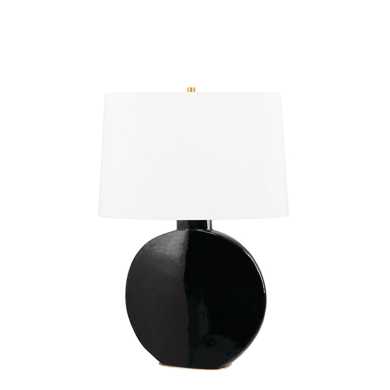 Lighting - Table Lamp Kimball 1 Light Table Lamp // Aged Brass & Black 