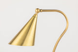 Lighting - Table Lamp Lupe 1 Light Table Lamp // Aged Brass 