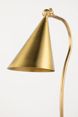 Lighting - Table Lamp Lupe 1 Light Table Lamp // Aged Brass 