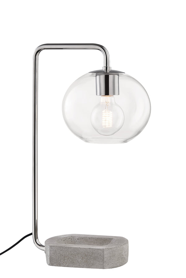 Lighting - Table Lamp Margot 1 Light Table Lamp // Polished Nickel 