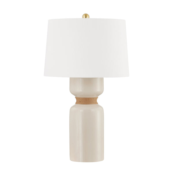 Lighting - Table Lamp Mindy 1 Light Table Lamp // Aged Brass // Large 