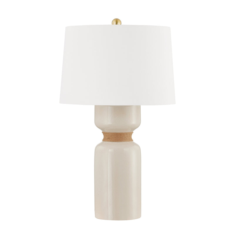 Lighting - Table Lamp Mindy 1 Light Table Lamp // Aged Brass // Large 