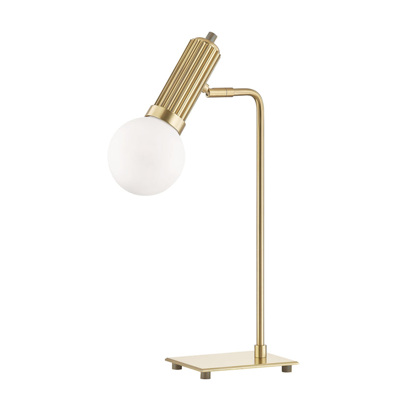 Lighting - Table Lamp Reade 1 Light Table Lamp // Aged Brass 